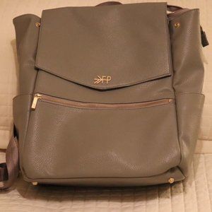 Freshly Picked Diaper Backpack in Stone